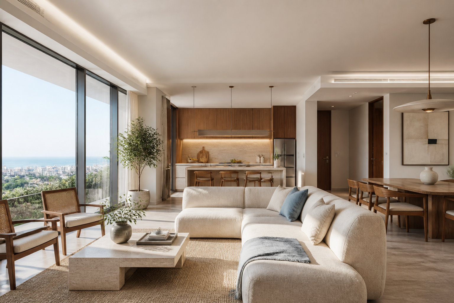 Interior de apartamento contemporáneo